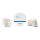 Force dentaire translucide du blanc 1200Mpa de zircone de 37% pour les couronnes dentaires de zirconium