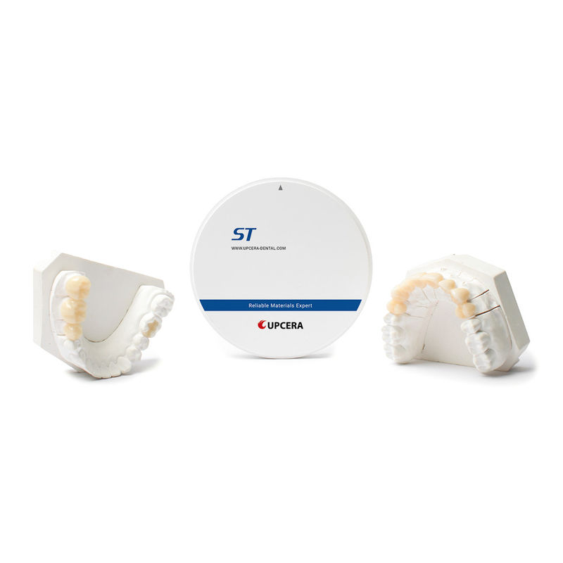 Zircone translucide de blanc blanc de St haute dentaire pour des nuances du système ouvert 16